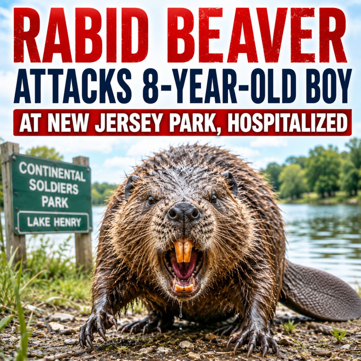 Rabid Beaver Attacks Child at New Jersey Lake, Sparks Health Warning ...